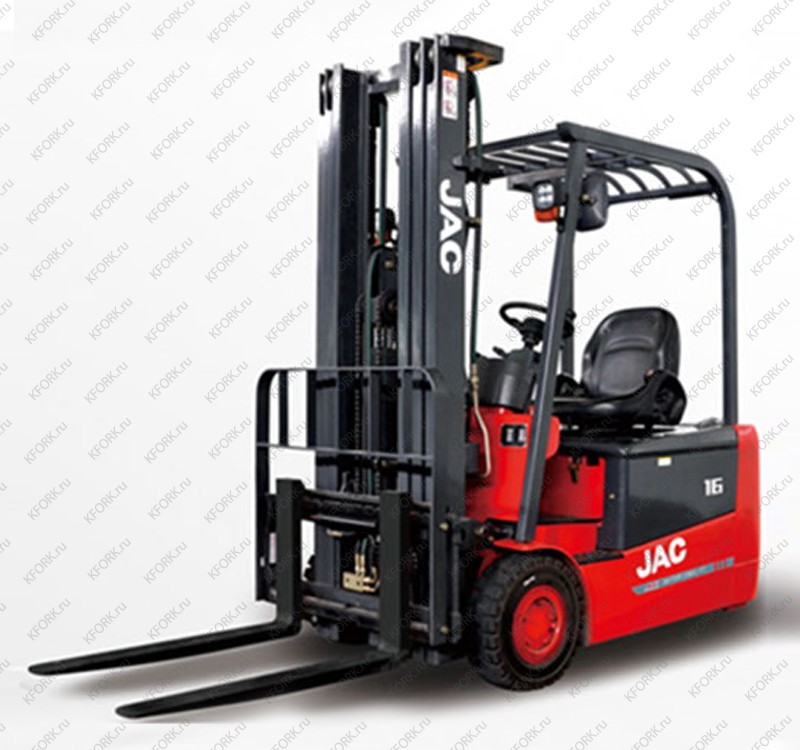 Электрический погрузчик JAC 2 т 560 Ач 3 опоры
